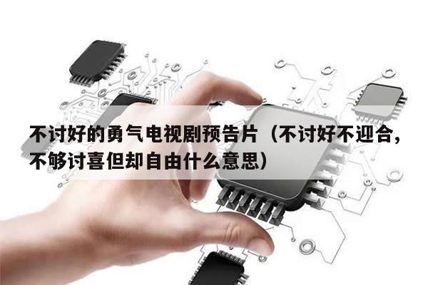 不讨好的勇气电视剧预告片（不讨好不迎合,不够讨喜但却自由什么意思）